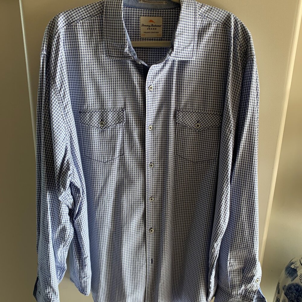 Tommy Bahama Long Sleeve Button Up Cotton Shirt